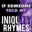 Iniquity Rhymes