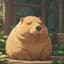 Happy LoFi capybara